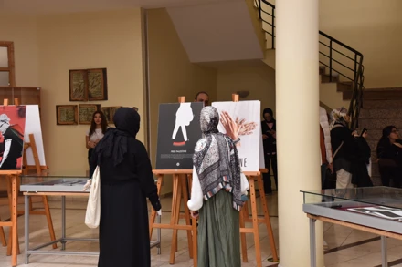 Kütüphanemizde "Sanatın Diliyle Filistin" Fotoğraf Sergisi